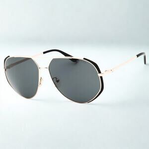 Guess GU00219 02A Women’s Aviator Sunglasses 59mm Matte Black